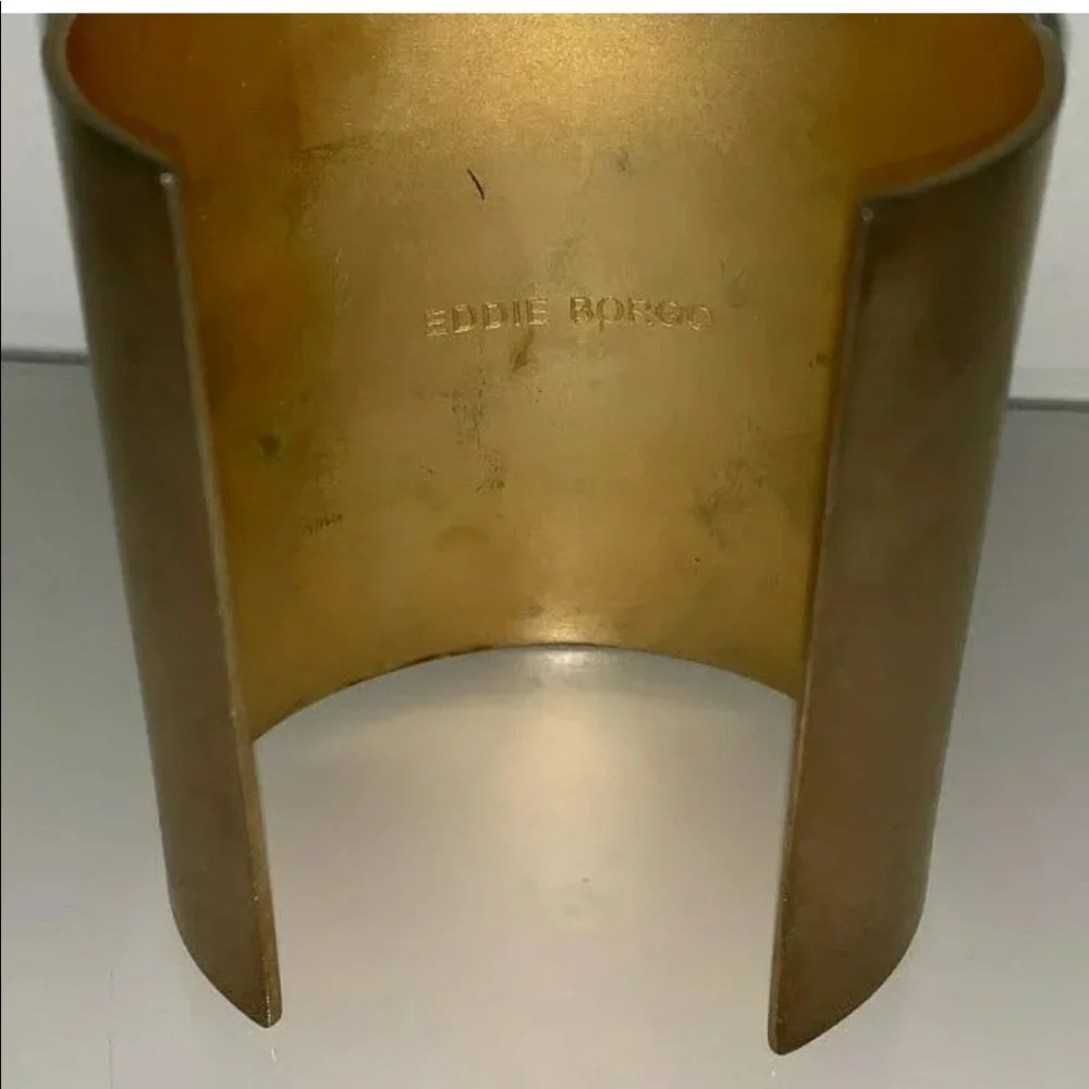 EDDIE BORGO xl brass spike editorial cuff bracelet